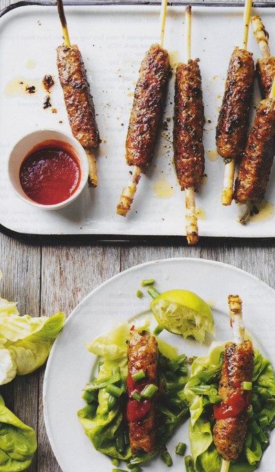 picture of Lemongrass Pork Skewers
 Asian