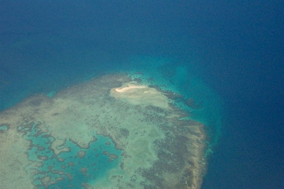 picture of Barrier Reef views from above
 Australia