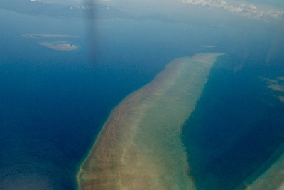 picture of Barrier Reef views from above
 Australia