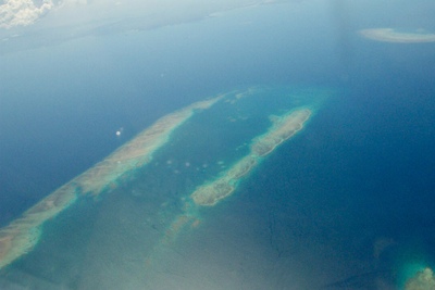 picture of Barrier Reef views from above
 Australia