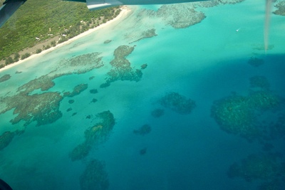 picture of Barrier Reef views from above
 Australia