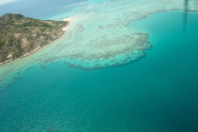 picture of Barrier Reef views from above
 Australia