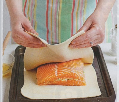 picture of Salmon en croute
 Fish