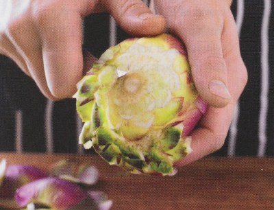 picture of Process a globe artichoke
 HowTos