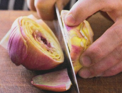 picture of Process a globe artichoke
 HowTos