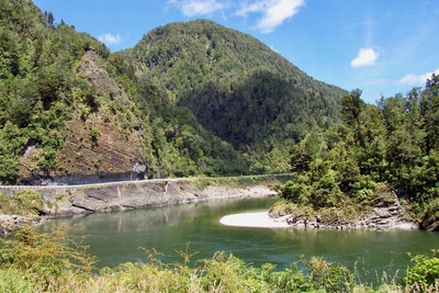 picture of Nelson to the Pancake rocks
 NewZealand