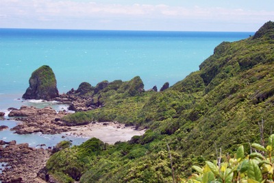 picture of Nelson to the Pancake rocks
 NewZealand