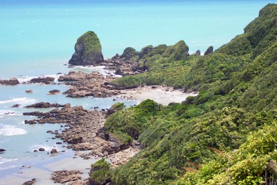picture of Nelson to the Pancake rocks
 NewZealand
