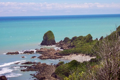 picture of Nelson to the Pancake rocks
 NewZealand