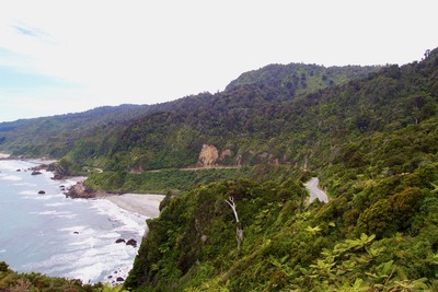 picture of Nelson to the Pancake rocks
 NewZealand