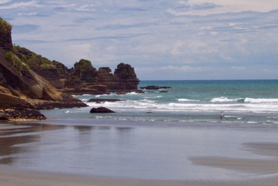 picture of Nelson to the Pancake rocks
 NewZealand