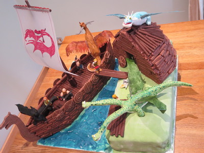 picture of Dragon Riders of Berk
 cakes