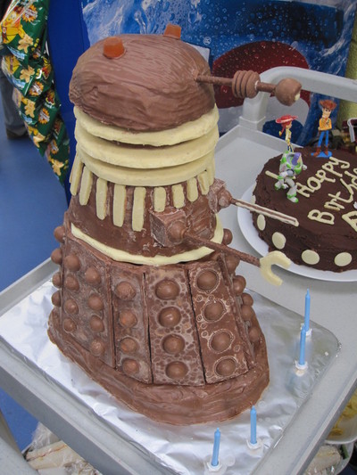 picture of The Dalek
 cakes