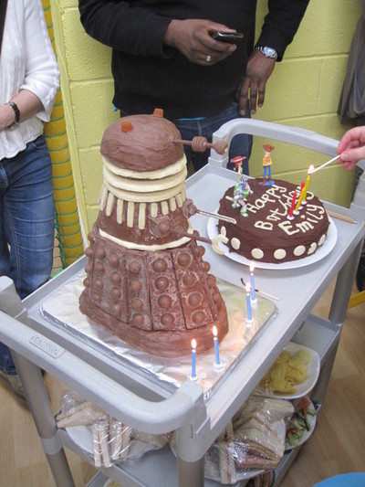 picture of The Dalek
 cakes