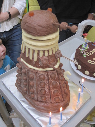 picture of The Dalek
 cakes