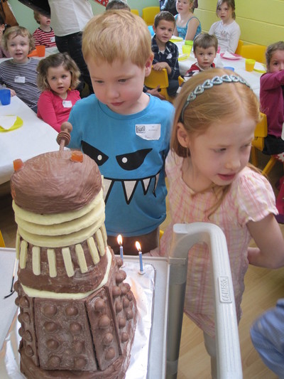 picture of The Dalek
 cakes